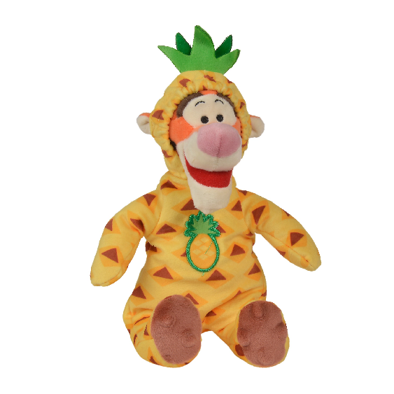  tigrou tigre peluche ananas jaune 20 cm 